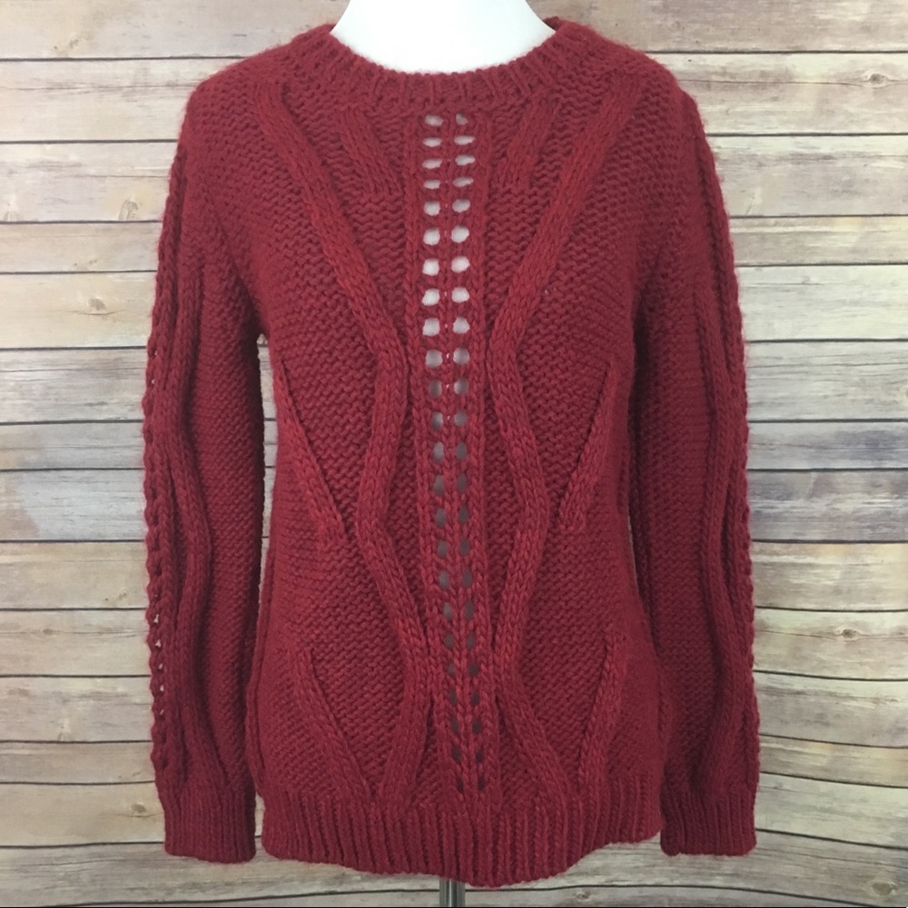 Benedetta B. Poppy Red Knit Sweater